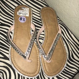 Madeline stuart bejeweled sandals never worn